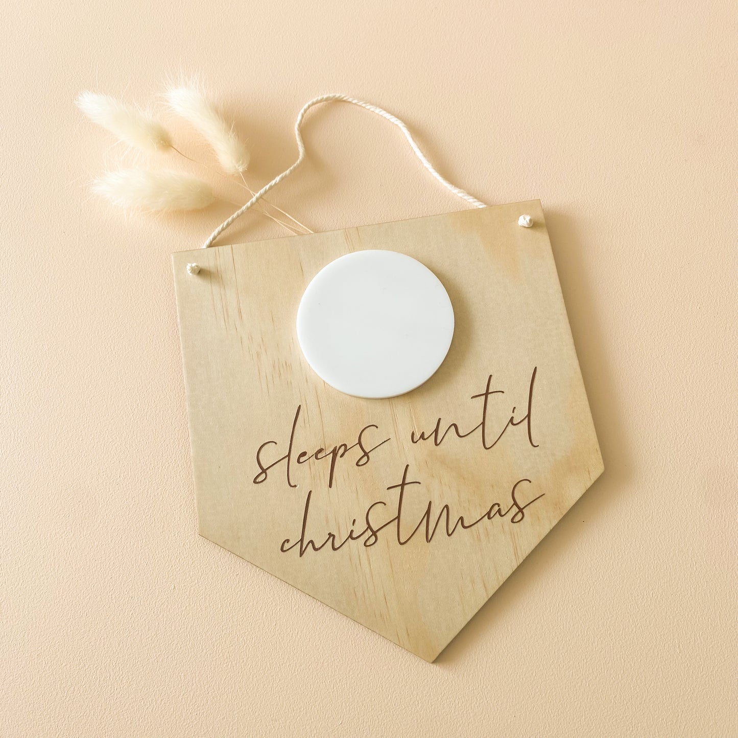 Christmas Countdown Plaque