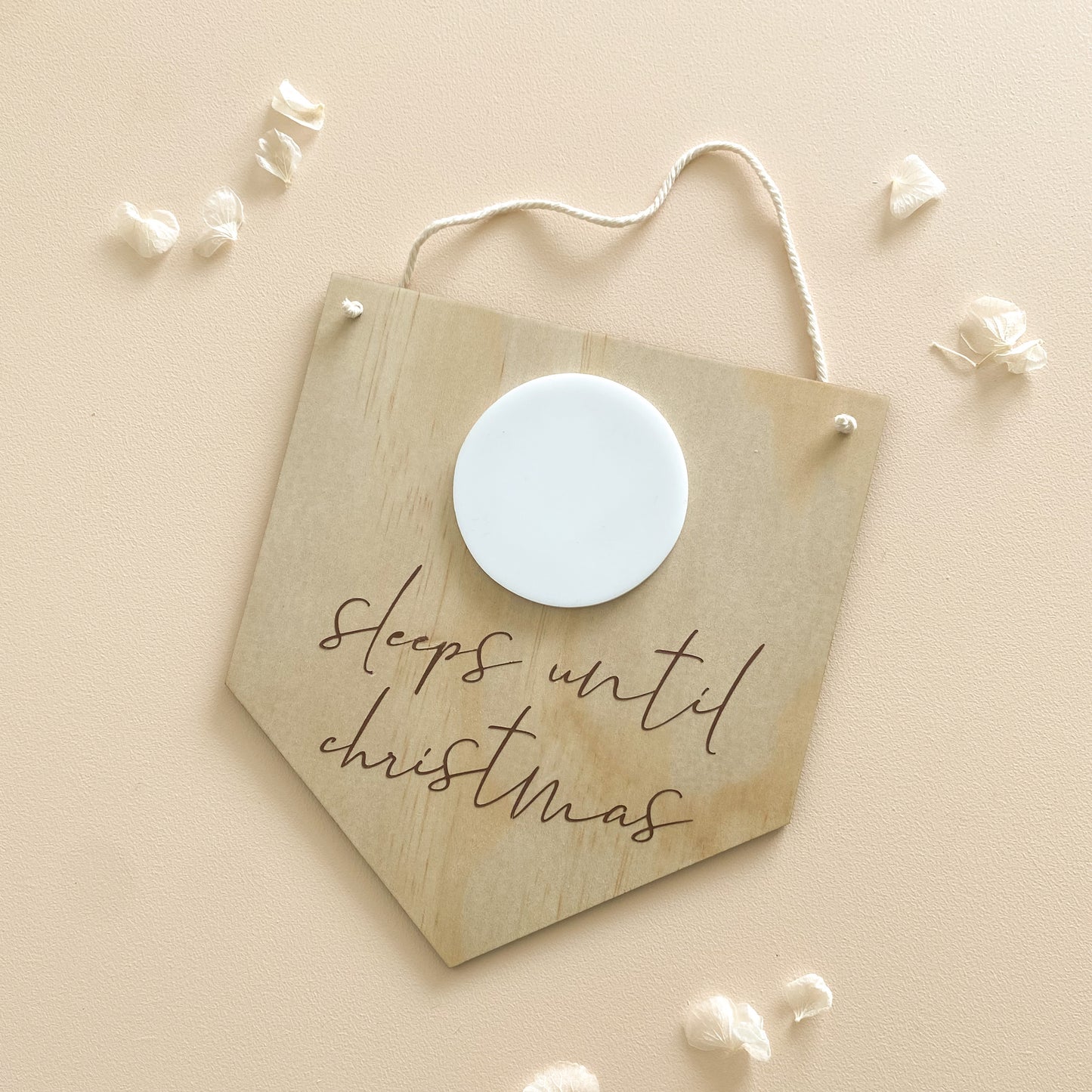 Christmas Countdown Plaque