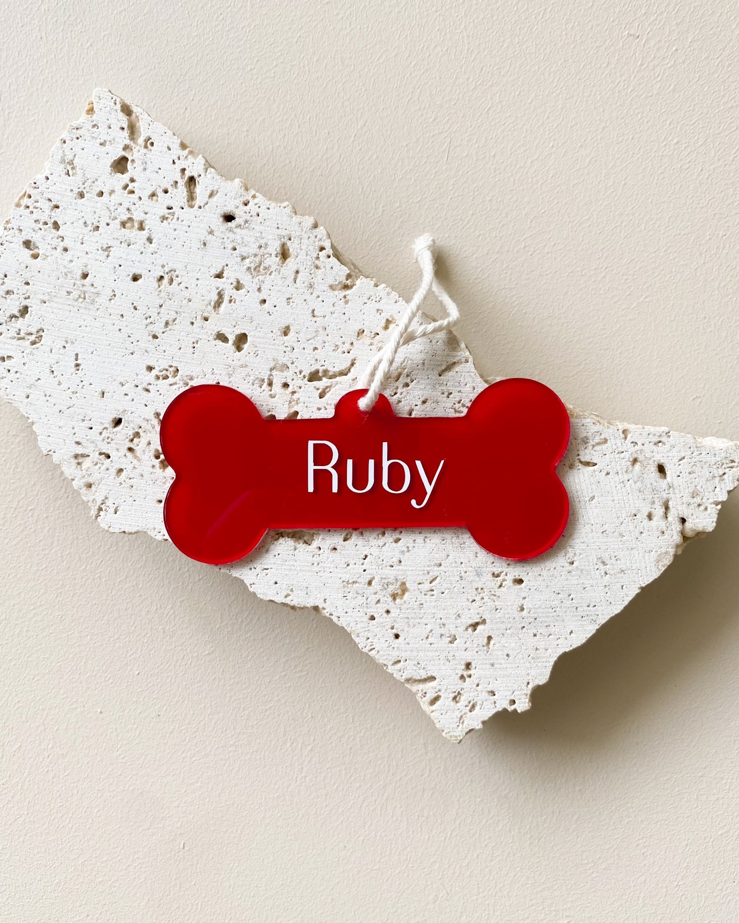 Dog Bone Christmas Ornament