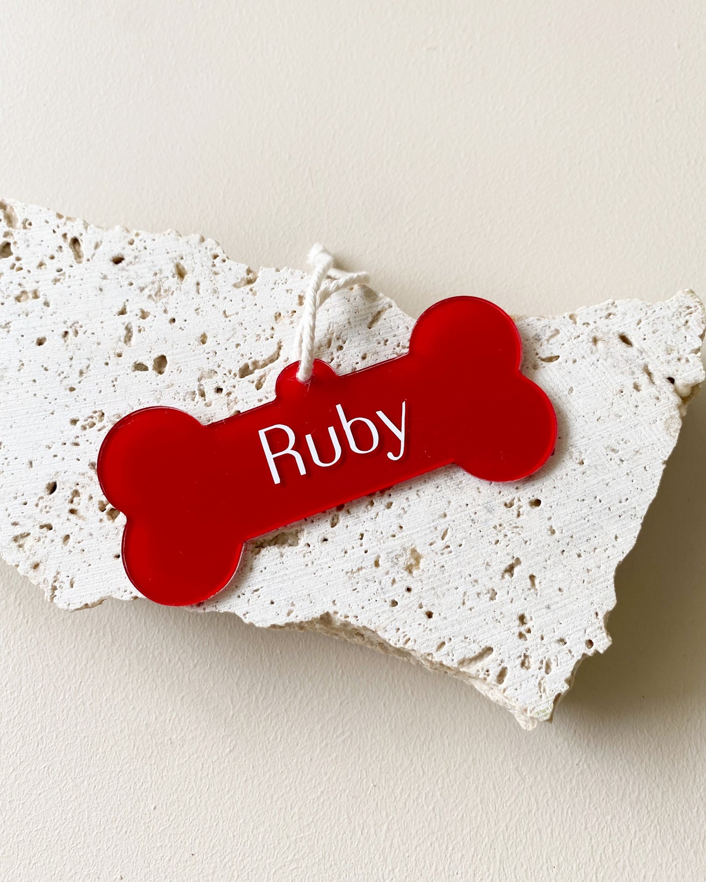 Dog Bone Christmas Ornament