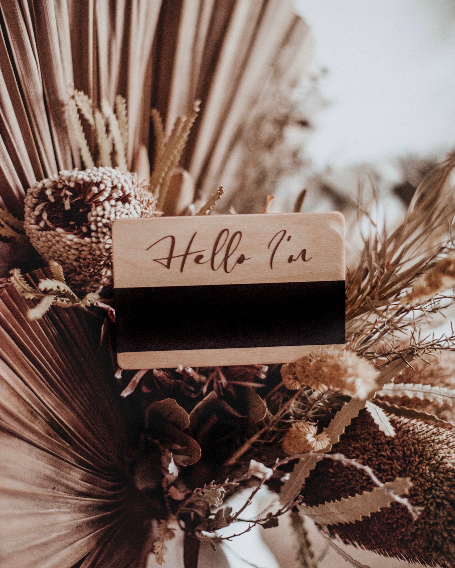 Chalkboard Plaque | Hello I'm, My First, Today I