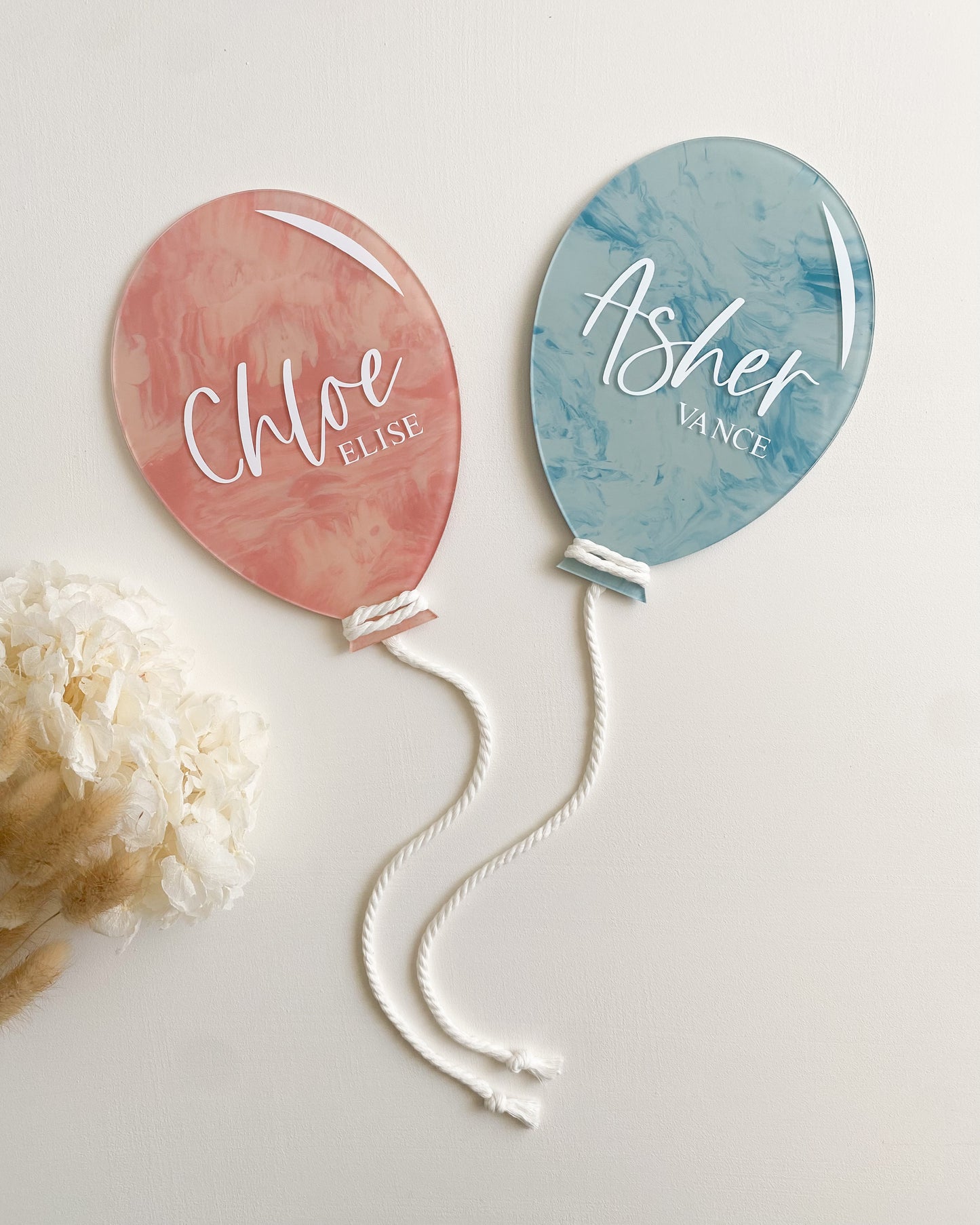 Balloon Personalised Plaque | Multiple Colour, Font & Design Options