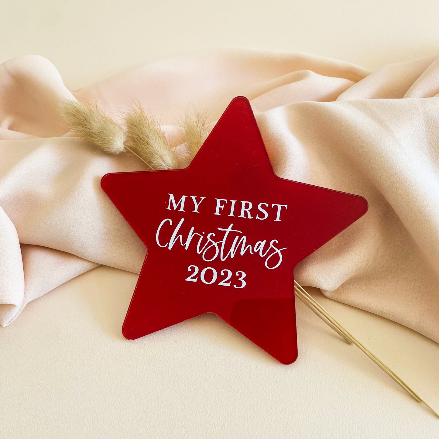 My First Christmas Star | Multiple Colour Options