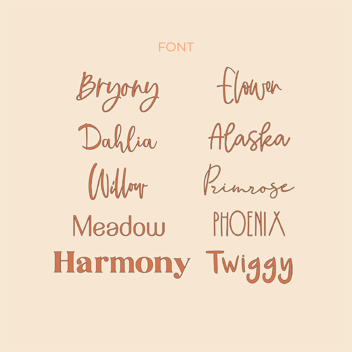 Daisy Plaque | Multiple Colour & Font Options