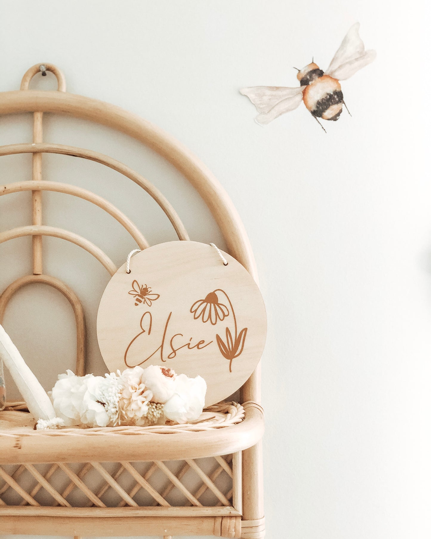 Honeybee Name Plaque