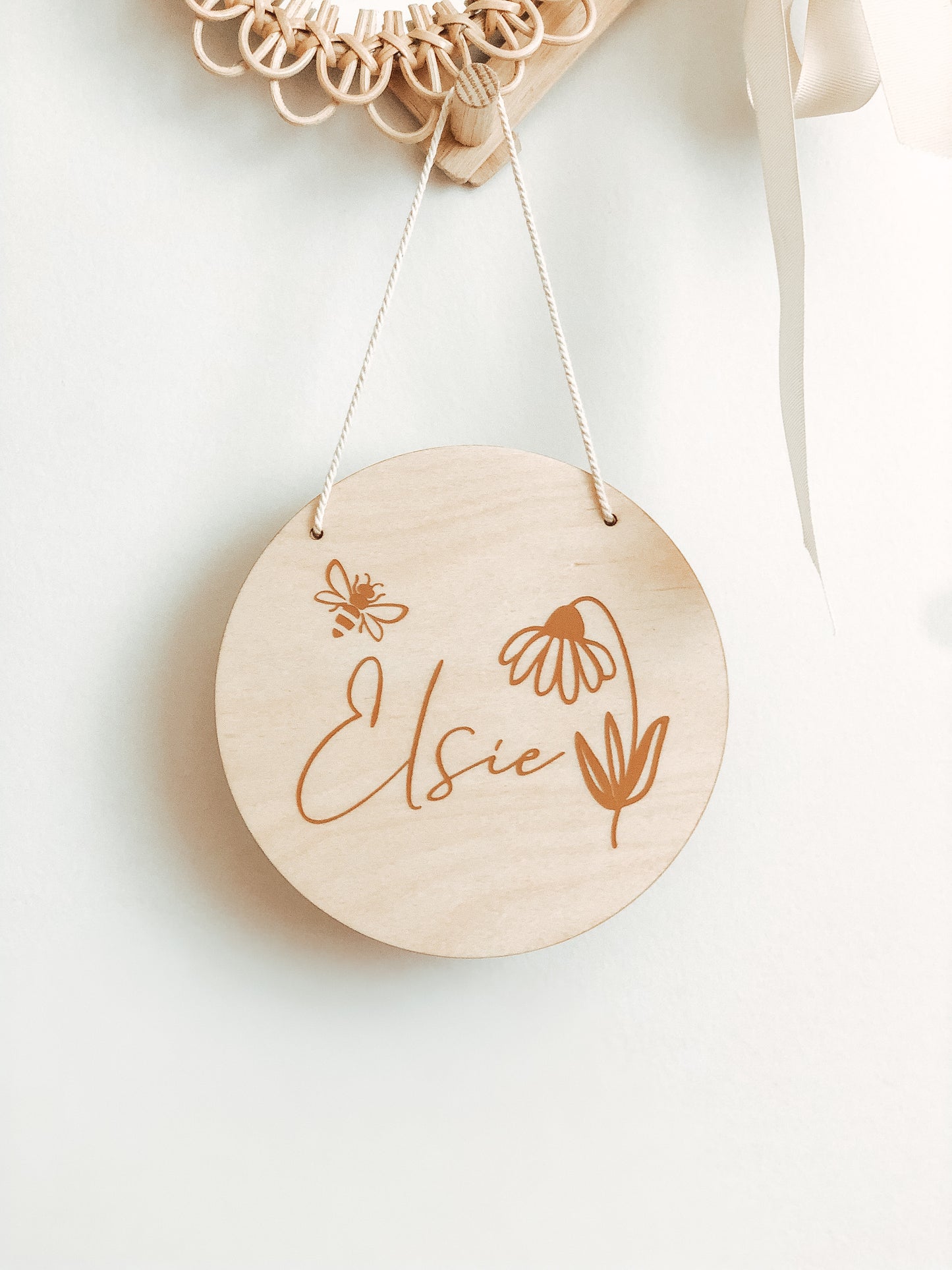 Honeybee Name Plaque