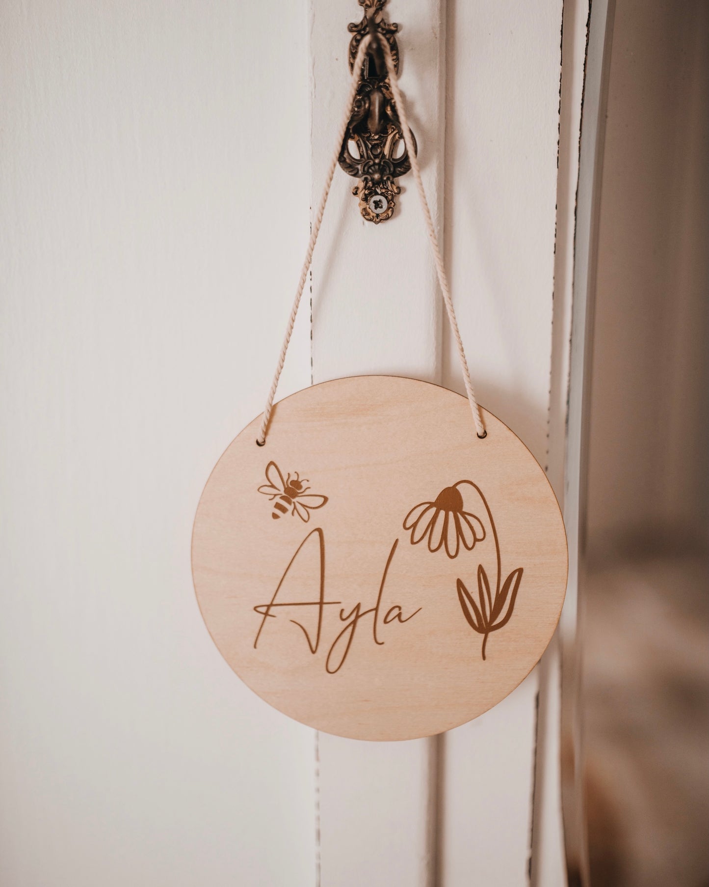 Honeybee Name Plaque